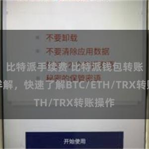 比特派手续费 比特派钱包转账教程详解，快速了解BTC/ETH/TRX转账操作