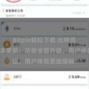 Bitpie轻松下载 比特派钱包最新版本更新：功能全面升级，用户体验更加顺畅！