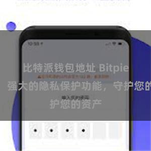 比特派钱包地址 Bitpie钱包：强大的隐私保护功能，守护您的资产